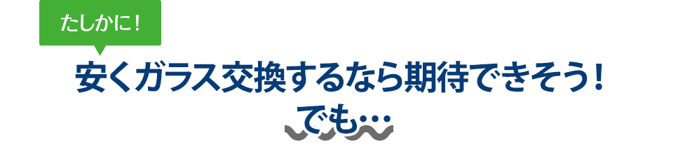 たしかに！ 安くガラス交換するならZEXTさんは期待できそう！でも…